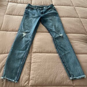 Silver high note skinny jeans